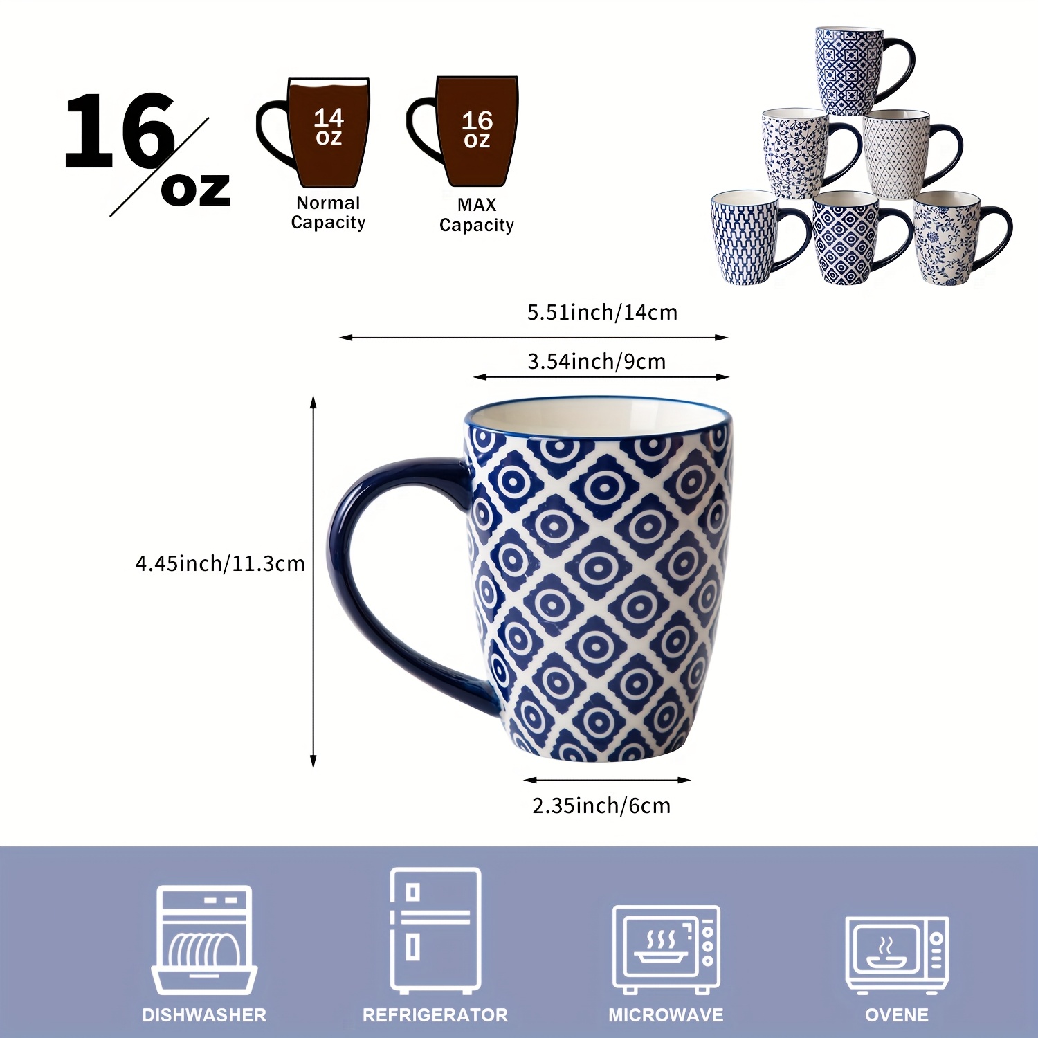 10 oz coffee mug sets Coffee Mug Set with Tray | Linea 03 Duo Set main image 1
