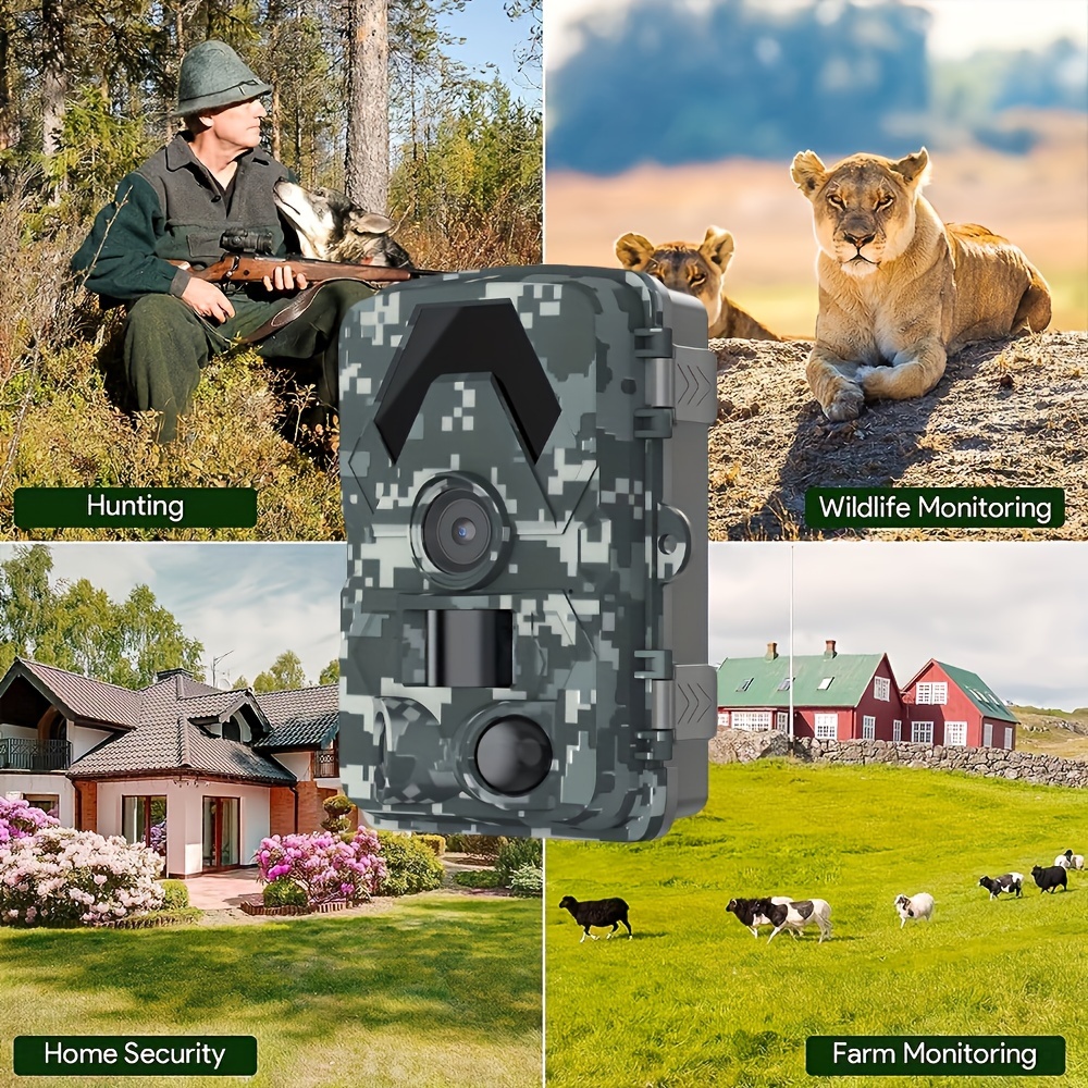 Trail Camera 5K 60MP Game Camera With 130°Wide Angle
