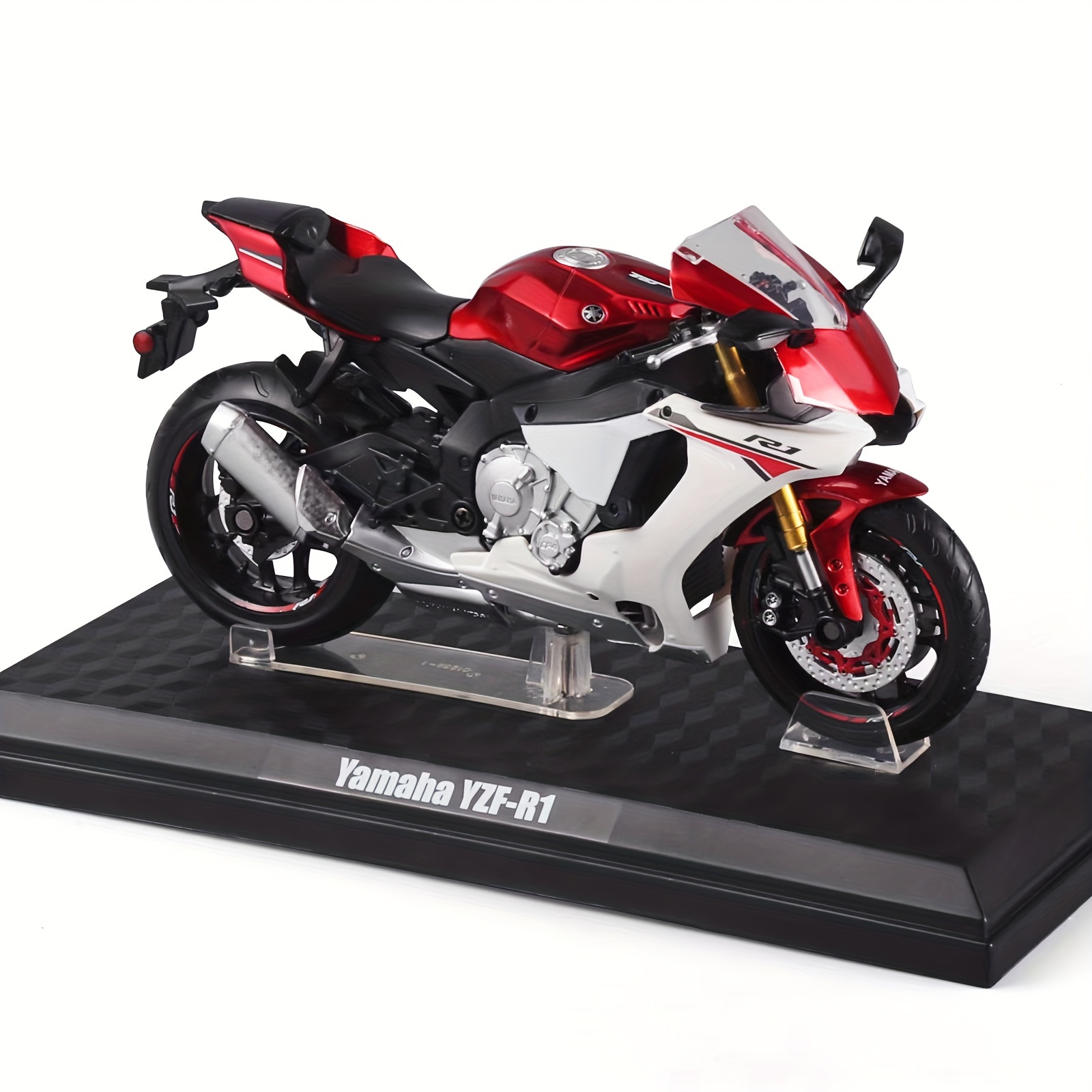 Image of Cca 1:12 Motorcycle Alloy Model Collectible Ornament, A Gift For Children For Halloween And Christmas