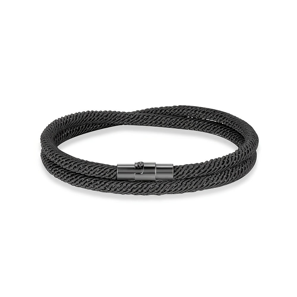 TEMU Corde en nylon style bohème pour hommes, corde tressée, couleur , couple, cadeau pour famille, amis, petit ami