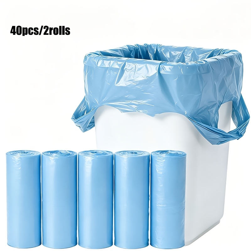 TEMU Sling-style Handheld Trash Bag, Thickened Tear-resistant Octagonal Leak-proof Bottom, Home Kitchen Disposable Garbage Bag, Cleaning Bag