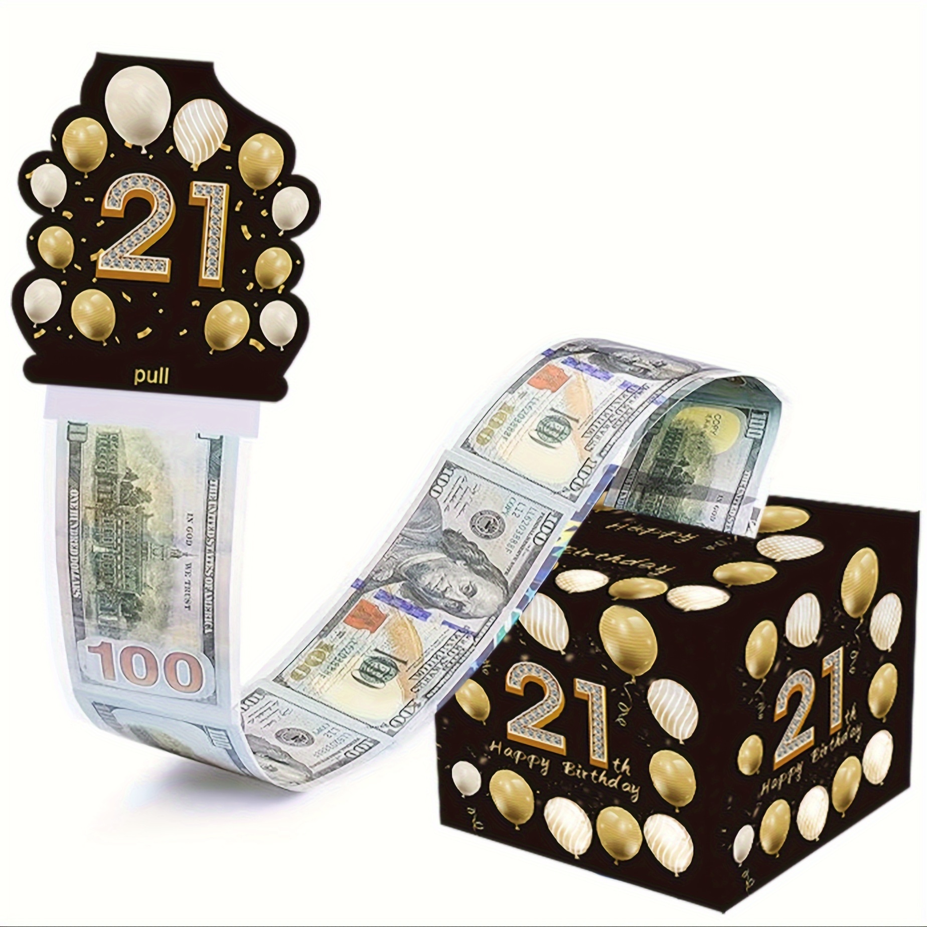 21岁生日主题礼盒快乐和惊喜礼盒礼盒适合庆祝生日活动送给朋友使他拥有快乐开心的生日