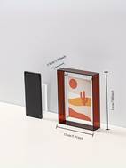 acrylic photo frame set 1pc vertical plastic picture frame for tabletop display oblong transparent frames for wall art certificates posters