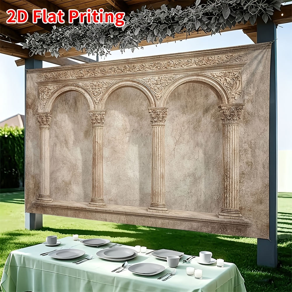 Photography Backdrop Roman Column Arch for Weddings and Birthdays