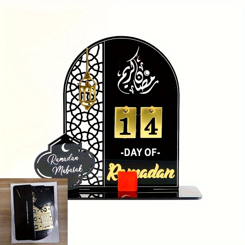 1pc Calendario Conto Rovescia Decorazione Ramadan Calendario