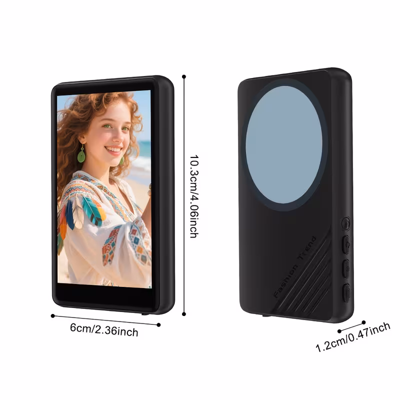 wireless selfie monitor screen 1500mah magnetic phone vlog selfie screen with and remote control 3 level brightness wireless mirroring for back camera live no delay content creation vlogging accessory portable monitor sleek screen durable build display remote control monitor photographers creators details 8