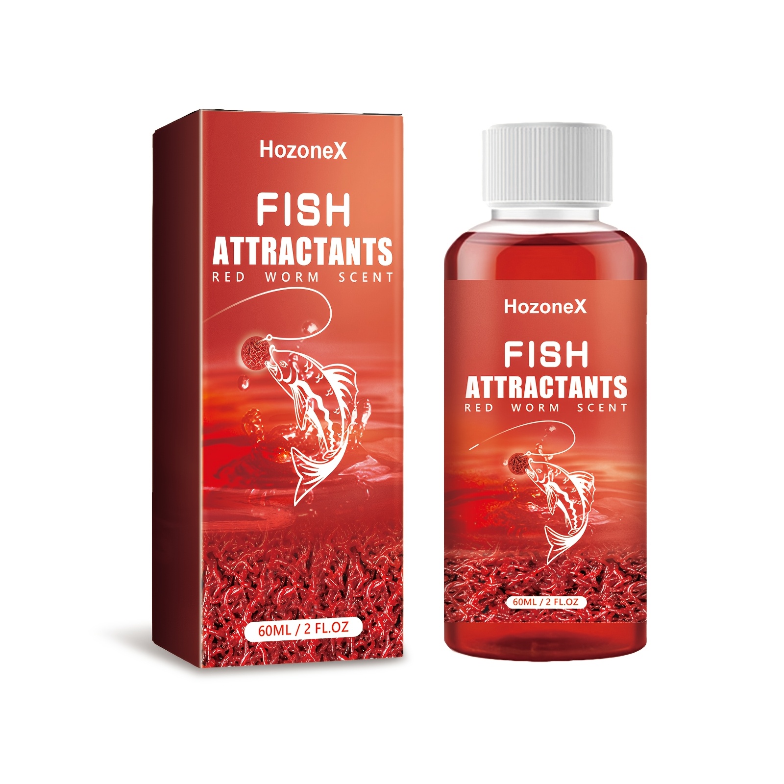 TEMU 10ml Universal Fishing Liquid Bait, Scents For Trout, Cod, Carp, Bass, Pu Material, With Enhancer And Wild Bait Combo