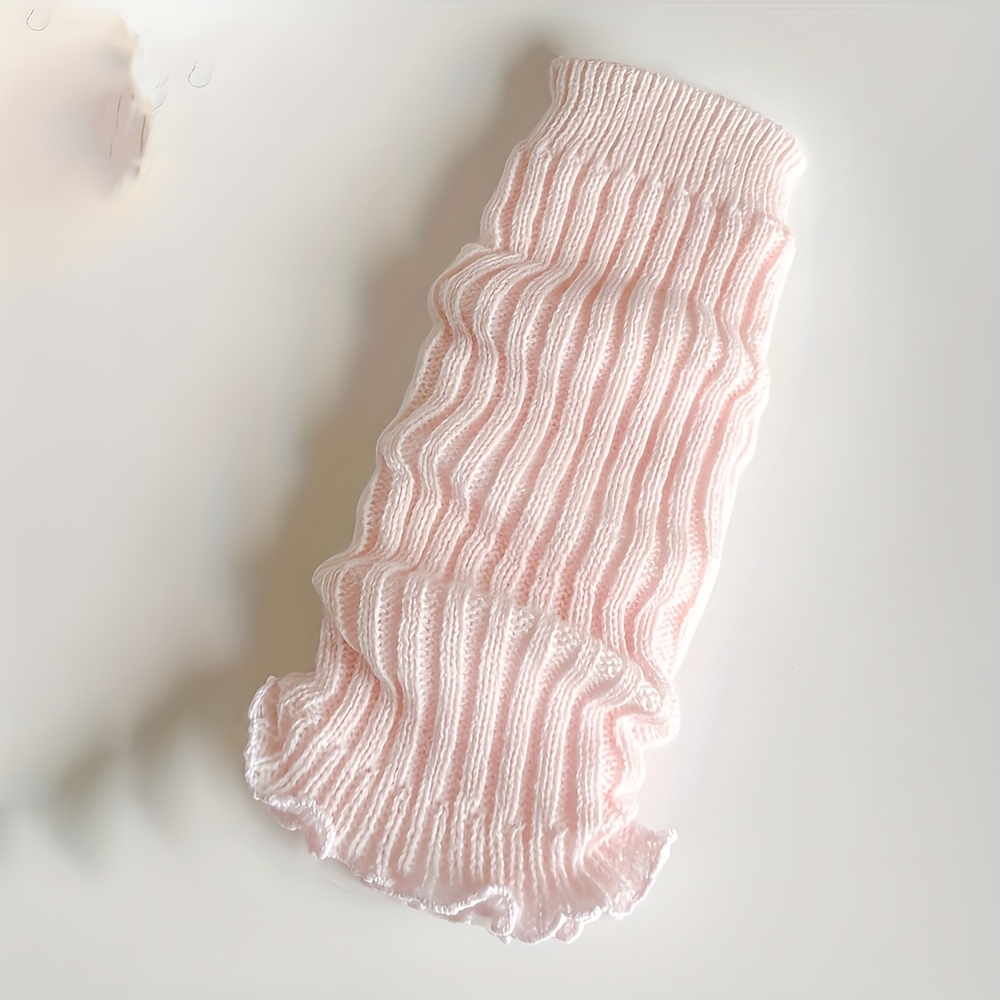 Image of A Pair Of Y2k Warm Foot Covers For Girls, Breathable And Comfortable Sock Covers For Fall And Winter, Warm Foot Covers