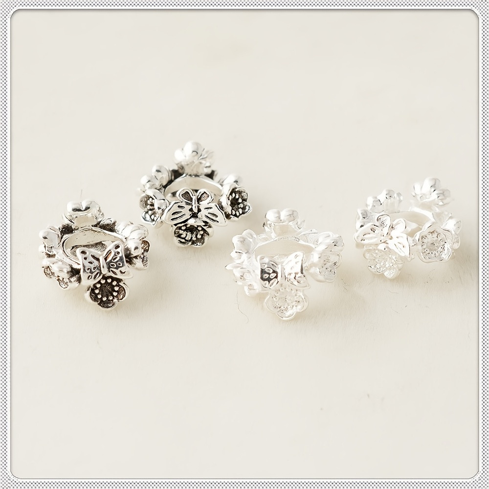 

100pcs Alloy Bow Diy Bracelet Necklace String Jewelry Accessories