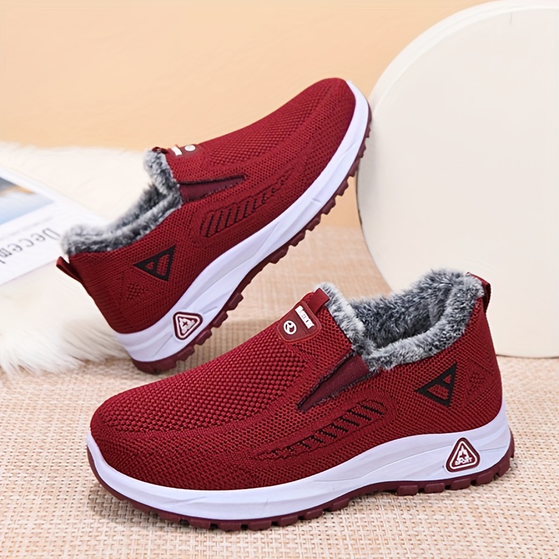 zapatillas invierno mujer sin cordones forro polar Temu Chile