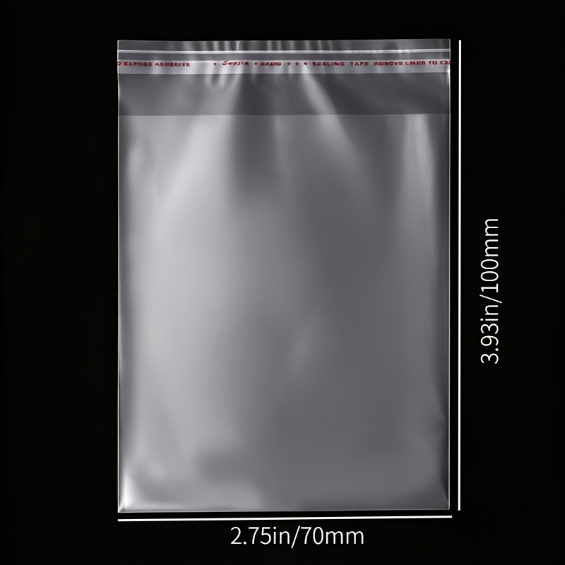102pcs Self-Adhesive Plastic Bags for Jewelry & More