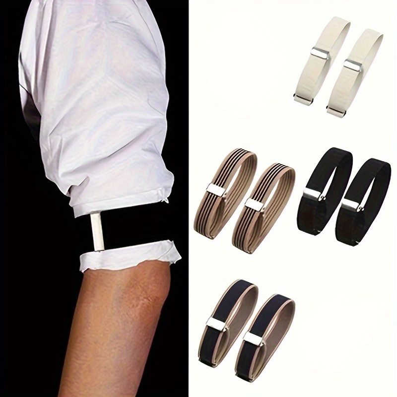 

Adjustable Arm Sleeves For Parties & Weddings - Fashionable Nylon Knit Shirt Cuff Holders