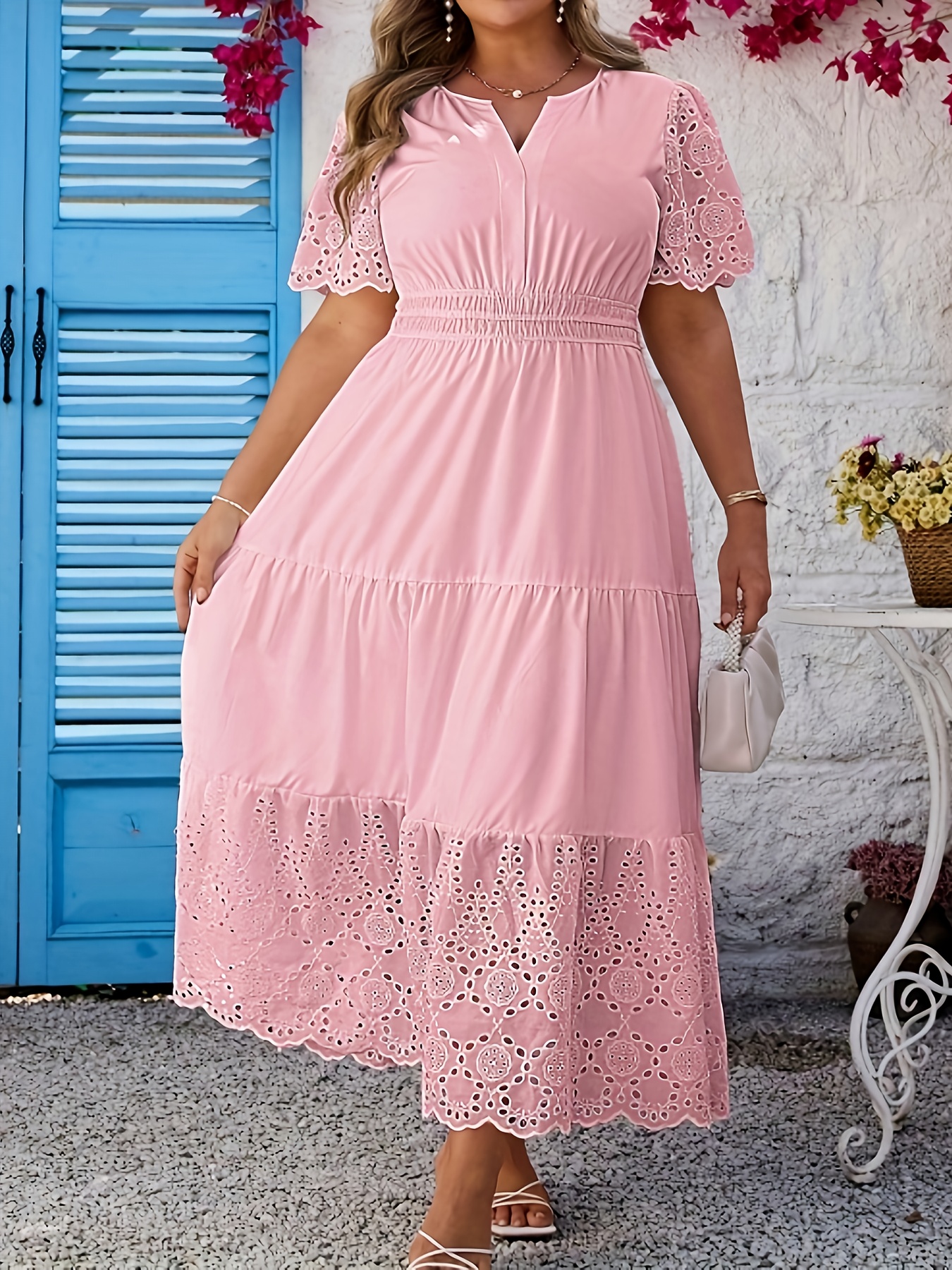 sweetheart neck white dress The White Sweetheart Neck Jacquard Midi Dress