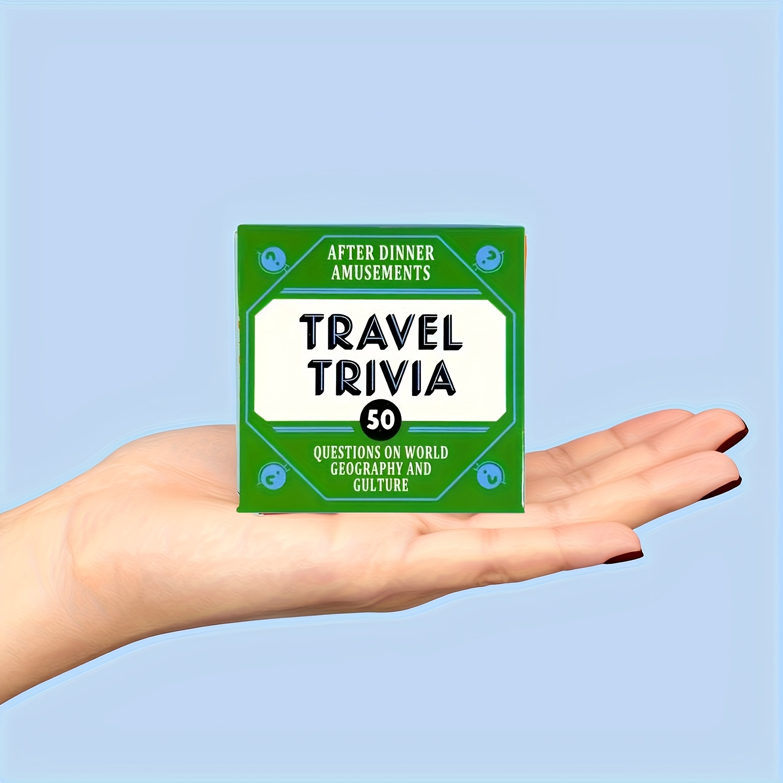 TEMU Card Game - 50 & Questions, Amusements For & Party Entertainment