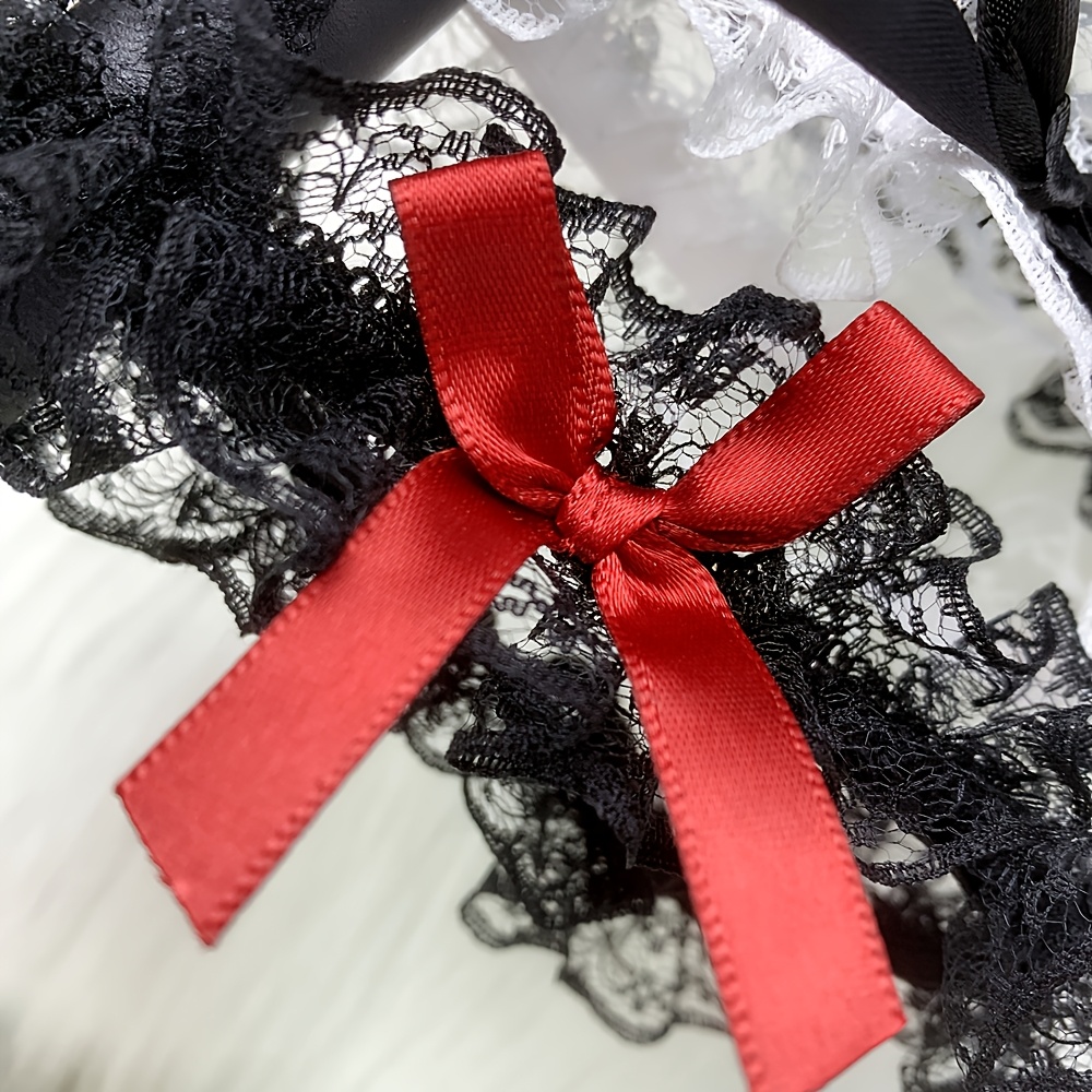TEMU 1pc Lace Thigh Band, Women's Garter, Bow Leg Accessory