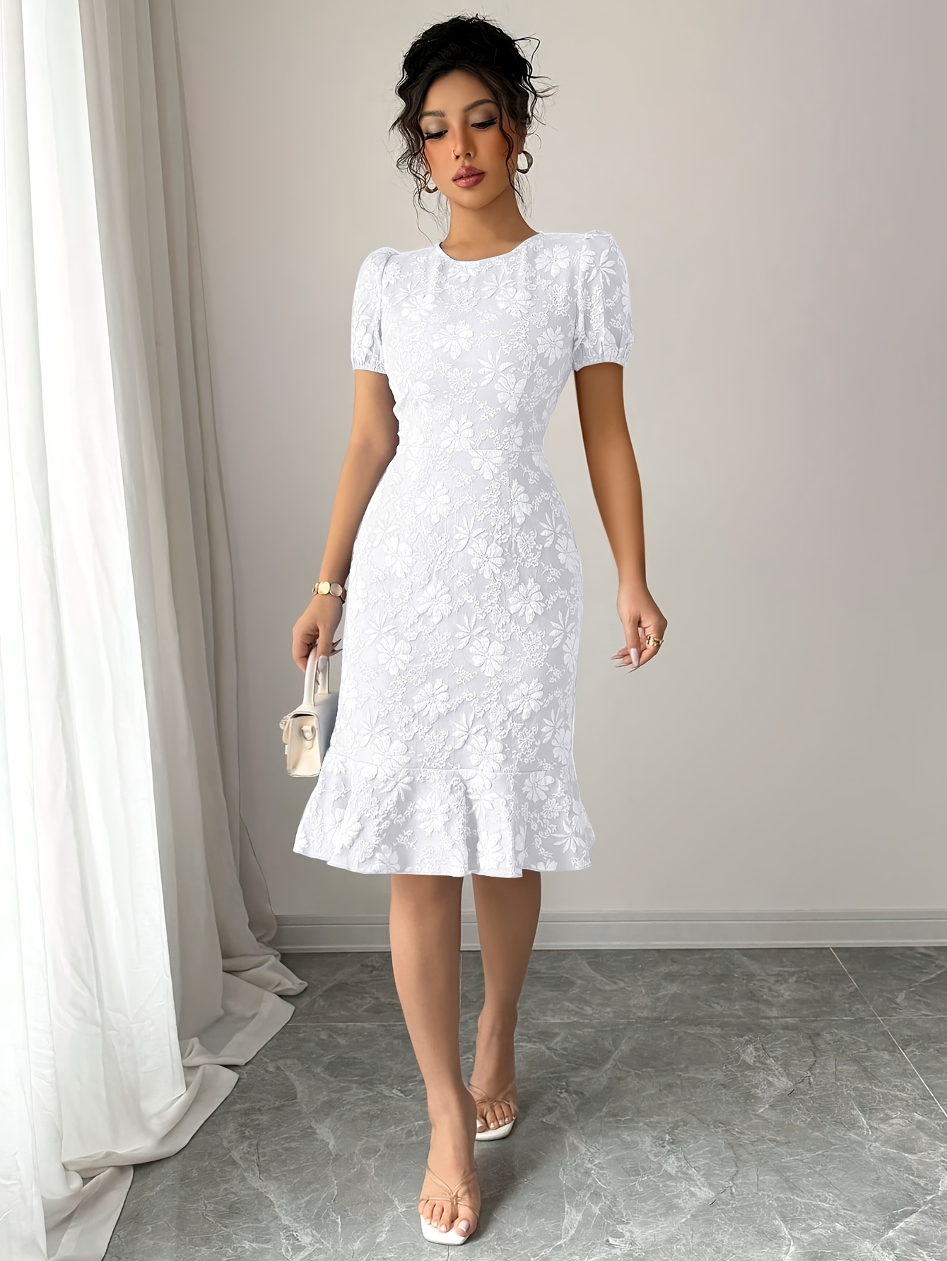 are knee length dresses in style 2025 summer new directional elegant special three colourway-manhattan
