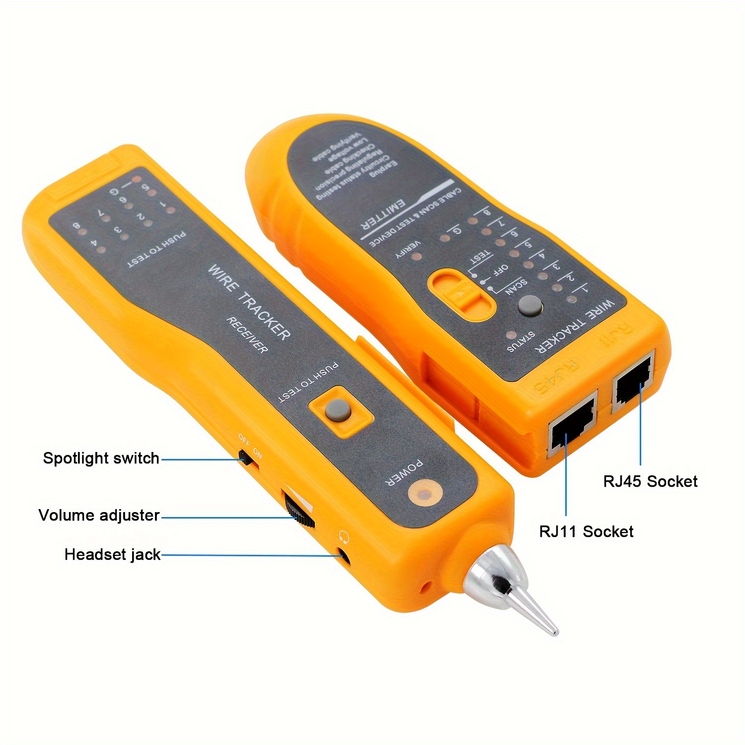 wire   network cable telephone line detector check and find cable line instrument Product details 1