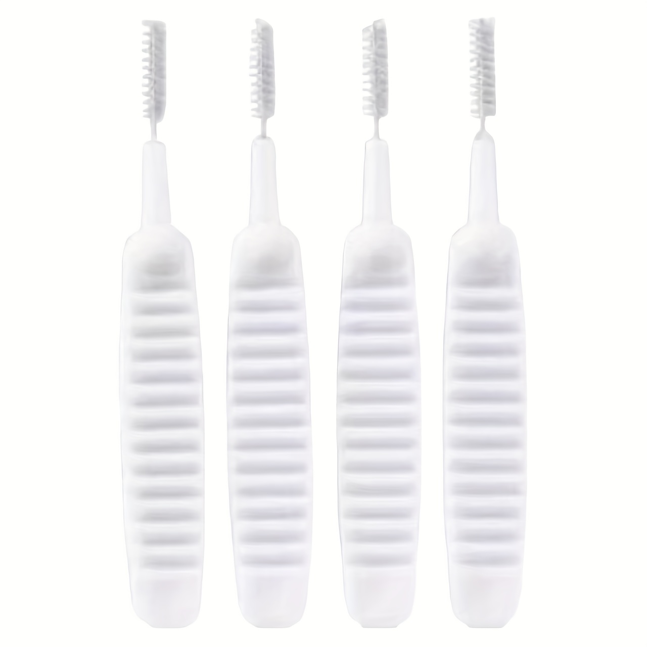 TEMU 4 Piezas Cepillo Limpiador de Ducha con Cerdas de Nylon y Mango Antideslizante - Eliminador de Atascos de Resistencia, Adecuado para Boquillas
