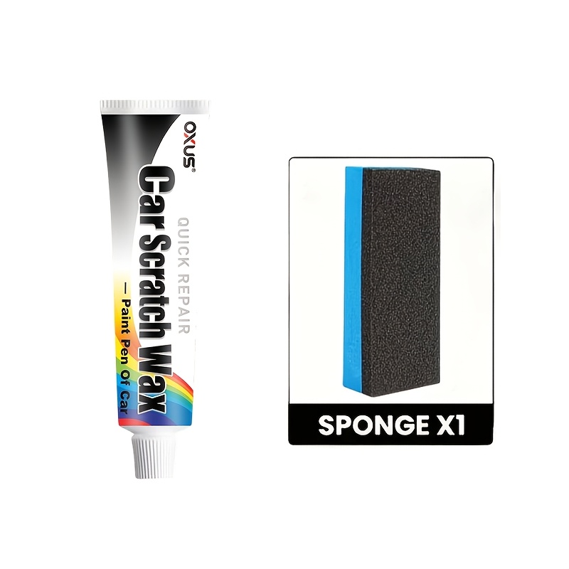 Image of Car Scratch Remover, With A Polishing Cloth, Suitable For Repairing Scratches Such As Bumper Scuffs And Stone Chip Marks, Compatible With All Common Car Colors