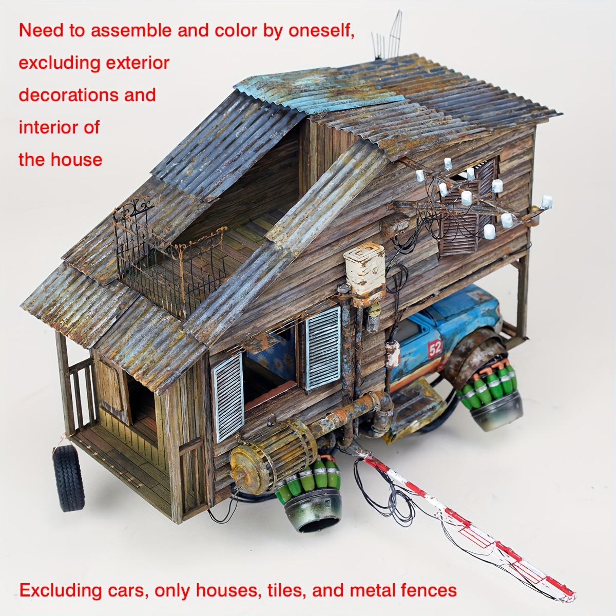Assembly Architectural Model Sand Table Motor Home Building Components