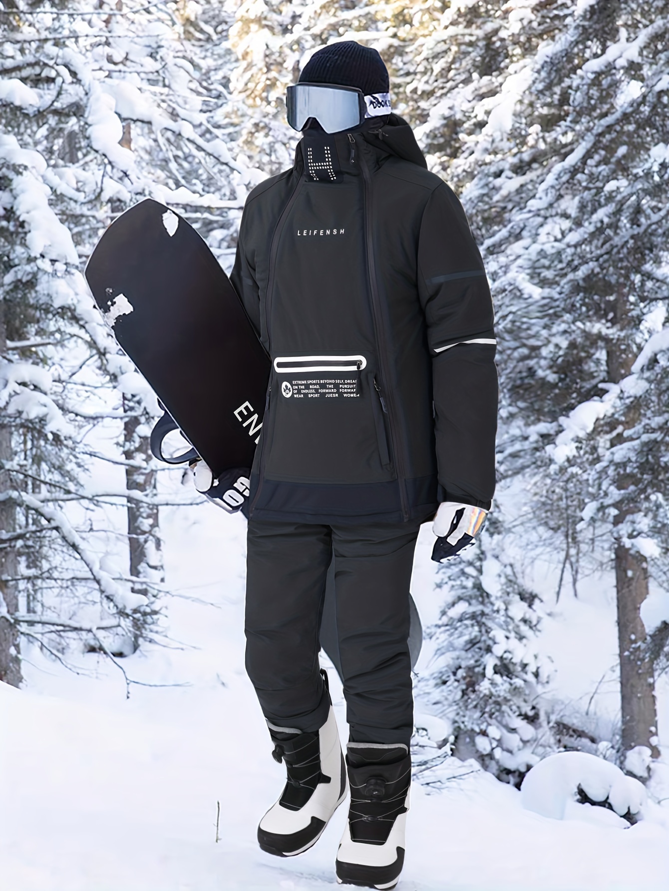 【高額売筋】 men's winter sportswear suits warm windproof hooded jacket Clothing