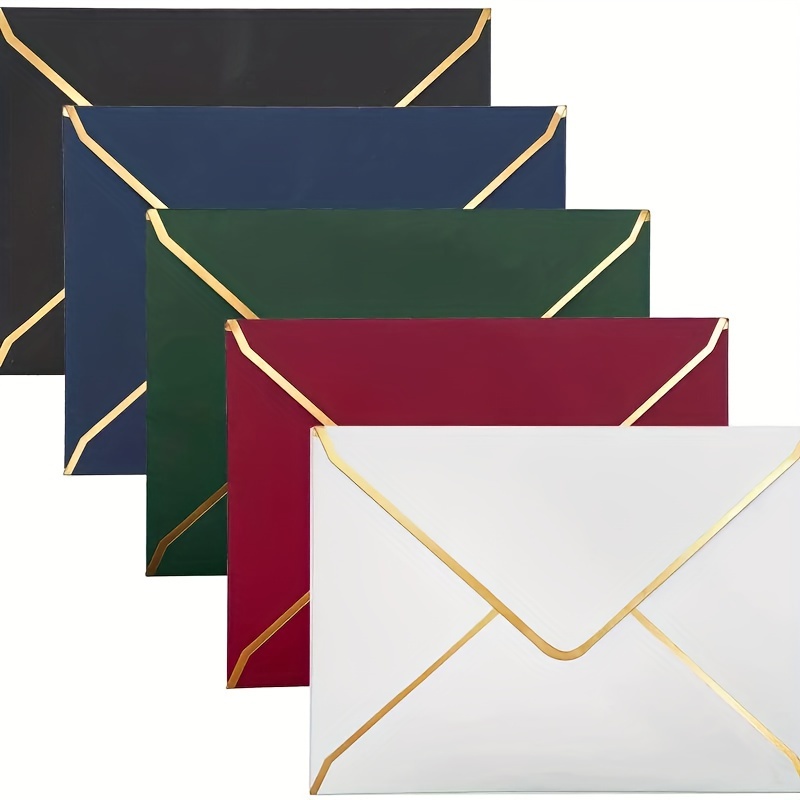 

25- A7 Envelopes, 5.35x7.35 , V-shaped , -sealing Mailers For 5x7 Cards, , , Graduation, Greeting Cards, Photos, & Supplies