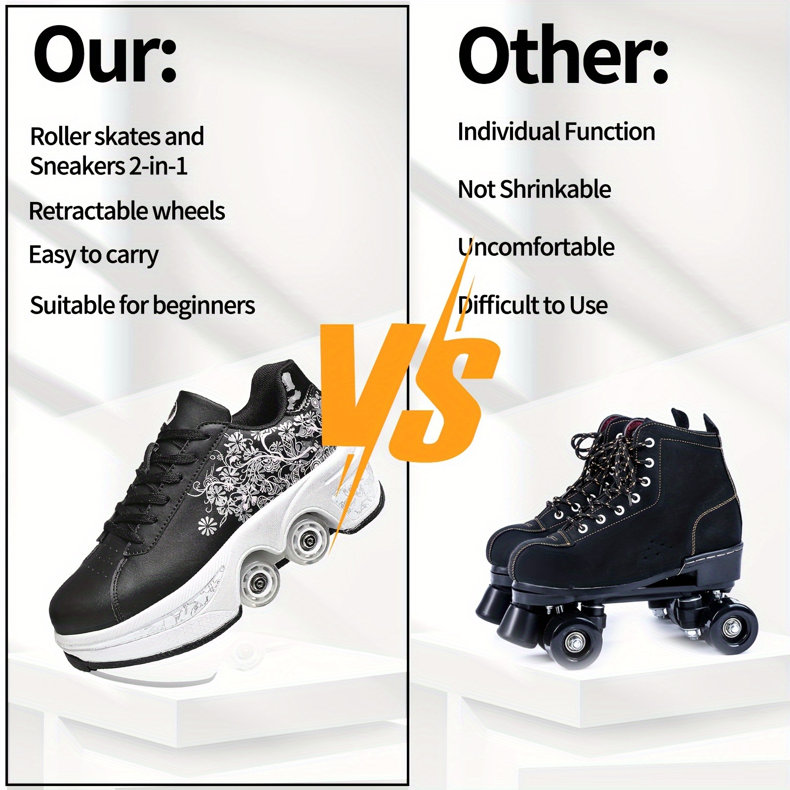 Double Row Deformable Sports Roller Skates Amazon Roller Skate