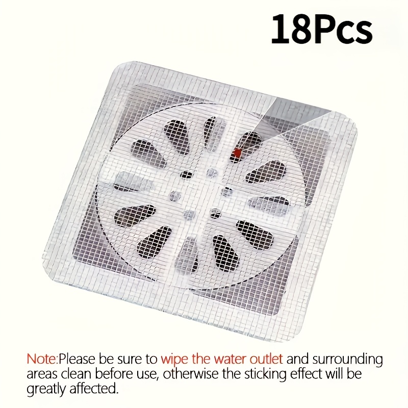TEMU 18/54 pz Filtro per Capelli da Bagno Filtro per WC Fognatura Filtro da Cucina -Intasamento -Insetti Adesivo Autoadesivo per Scarico