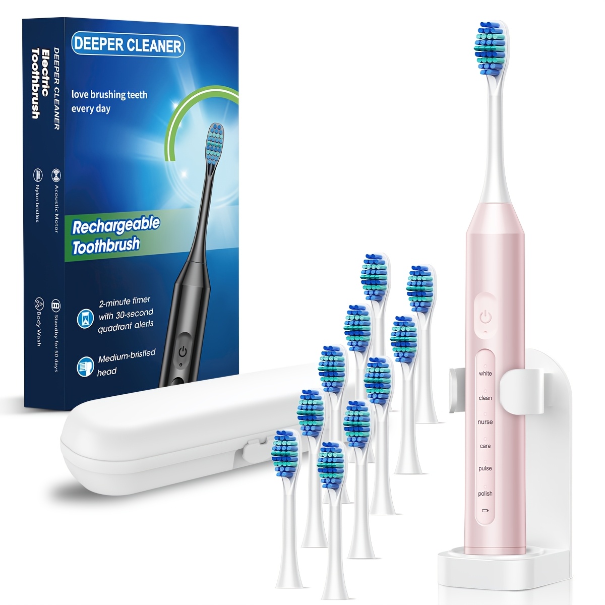Fully Automatic Intelligent Electric Toothbrush with 6 Modes
