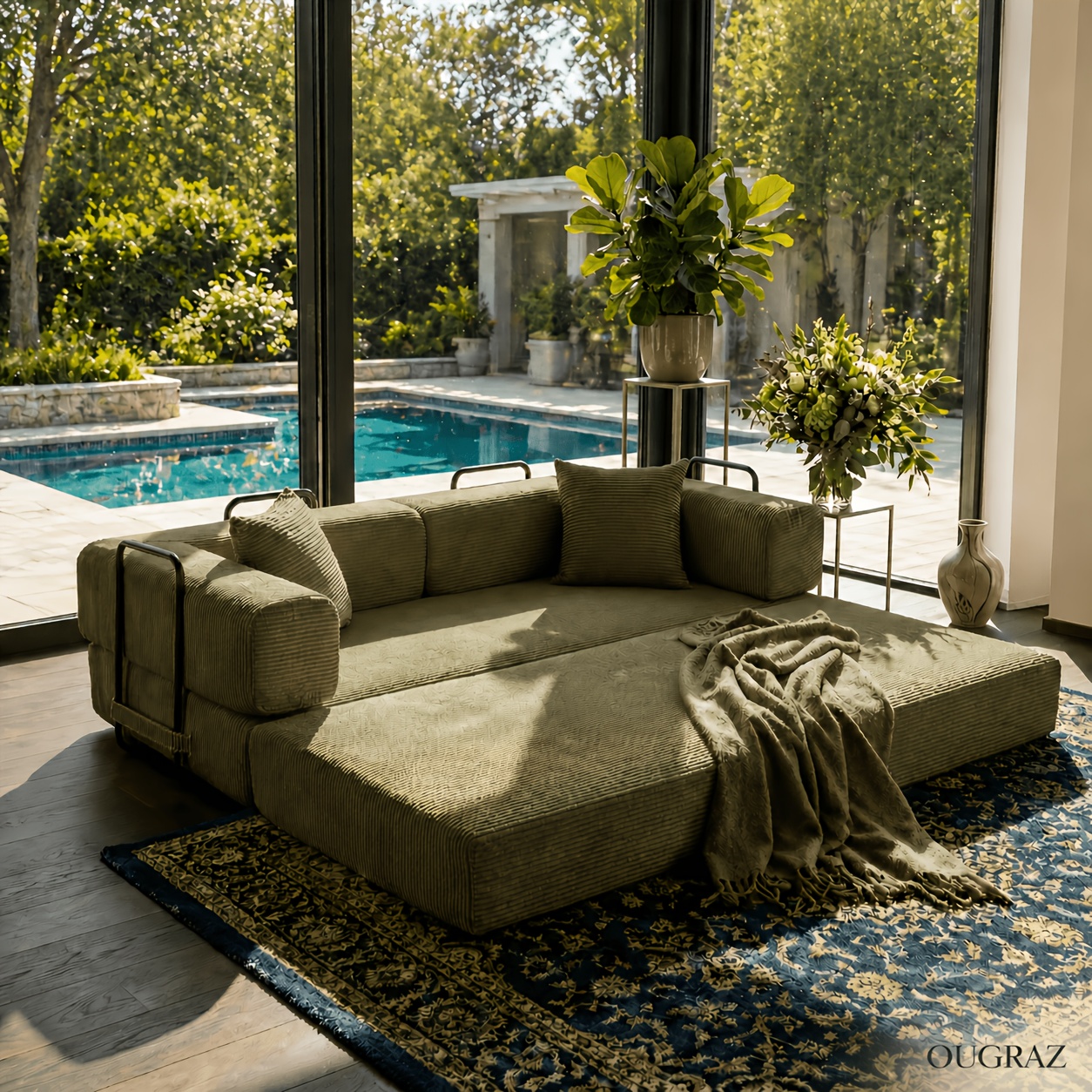 Fold-out Sofa Bed, Premium Boneless Cloud-inspired Convertible Couch With Upgraded Fabric, With Removable Washable Covers, Sleeper Sofa Bed, Living Room Sofa Bed, Bedroom Lounge Couch, & Dorm