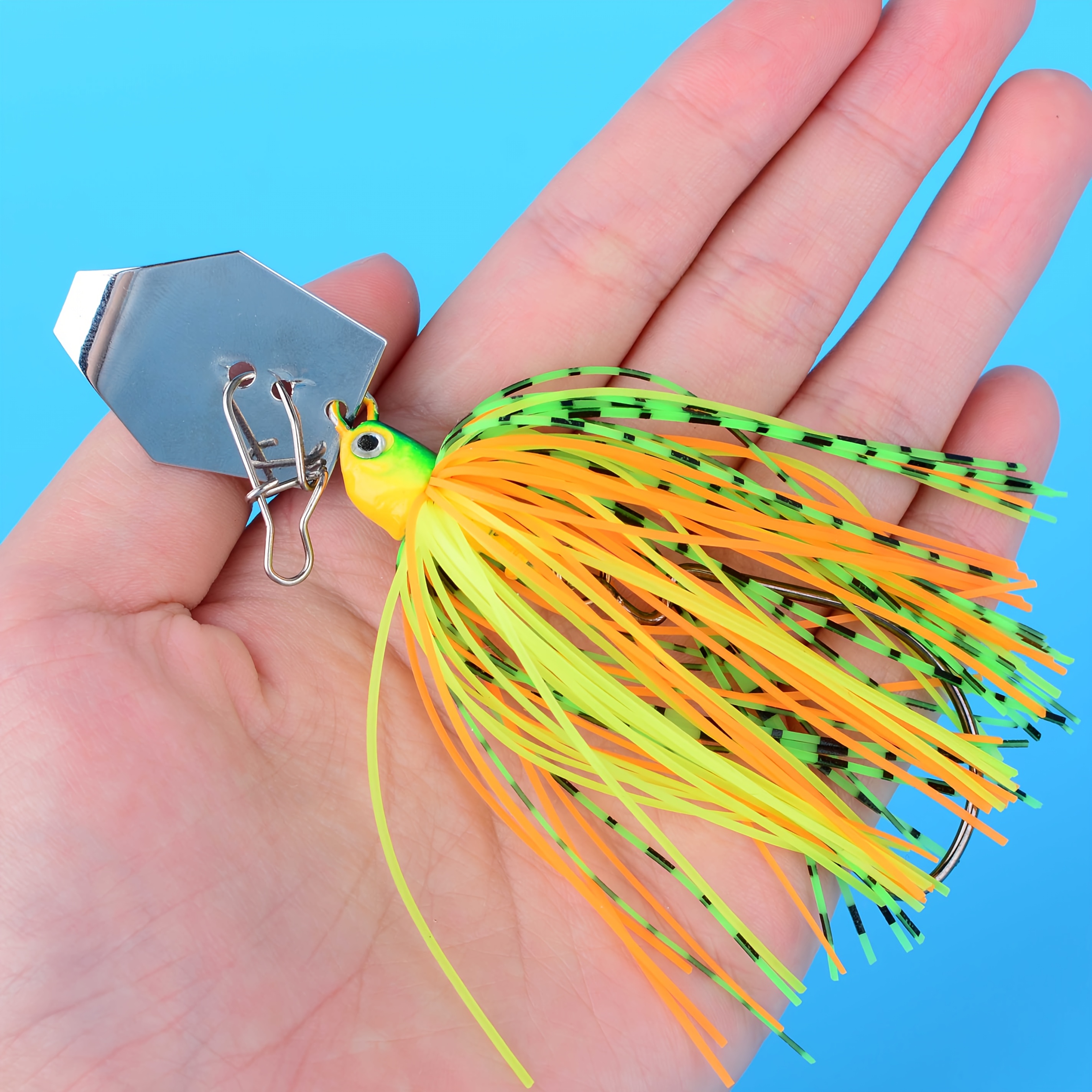 Image of 1pc Pike Walleye Beard Fishing Lure Walleye Flap Spinner Bait Sea Fishing Spinner Bait Fishing Lure