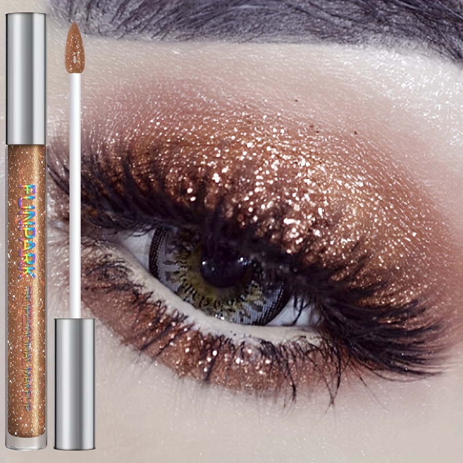 

Waterproof Liquid Eyeshadow Stick - Nude & Red Shades, Matte & Glitter Finish, High Pigment Eye Makeup