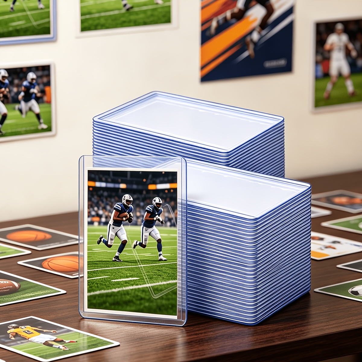 sports cards holders sold on Temu United States