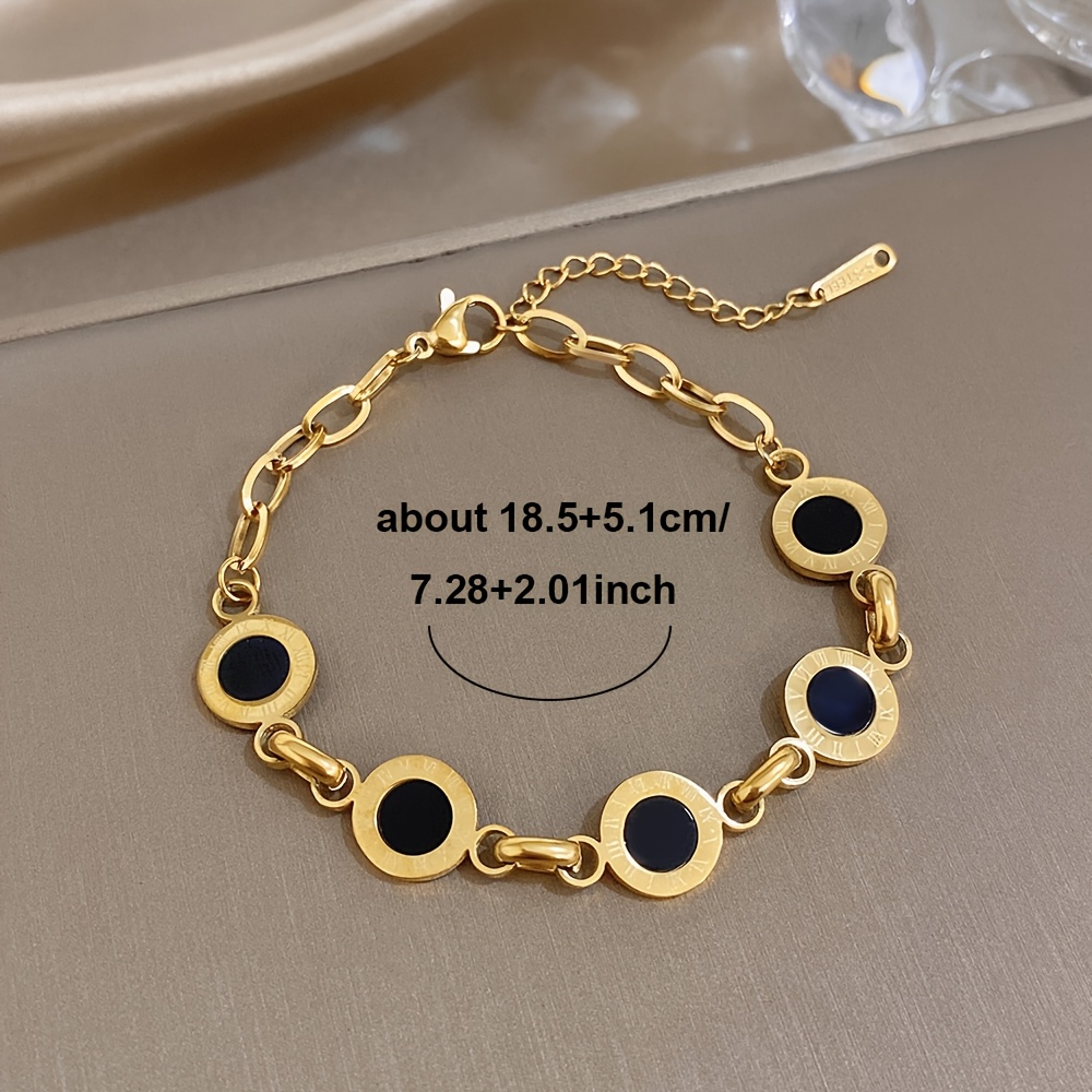 Unisex Retro Charm Adjustable Bracelet with Imitation Stone Beads