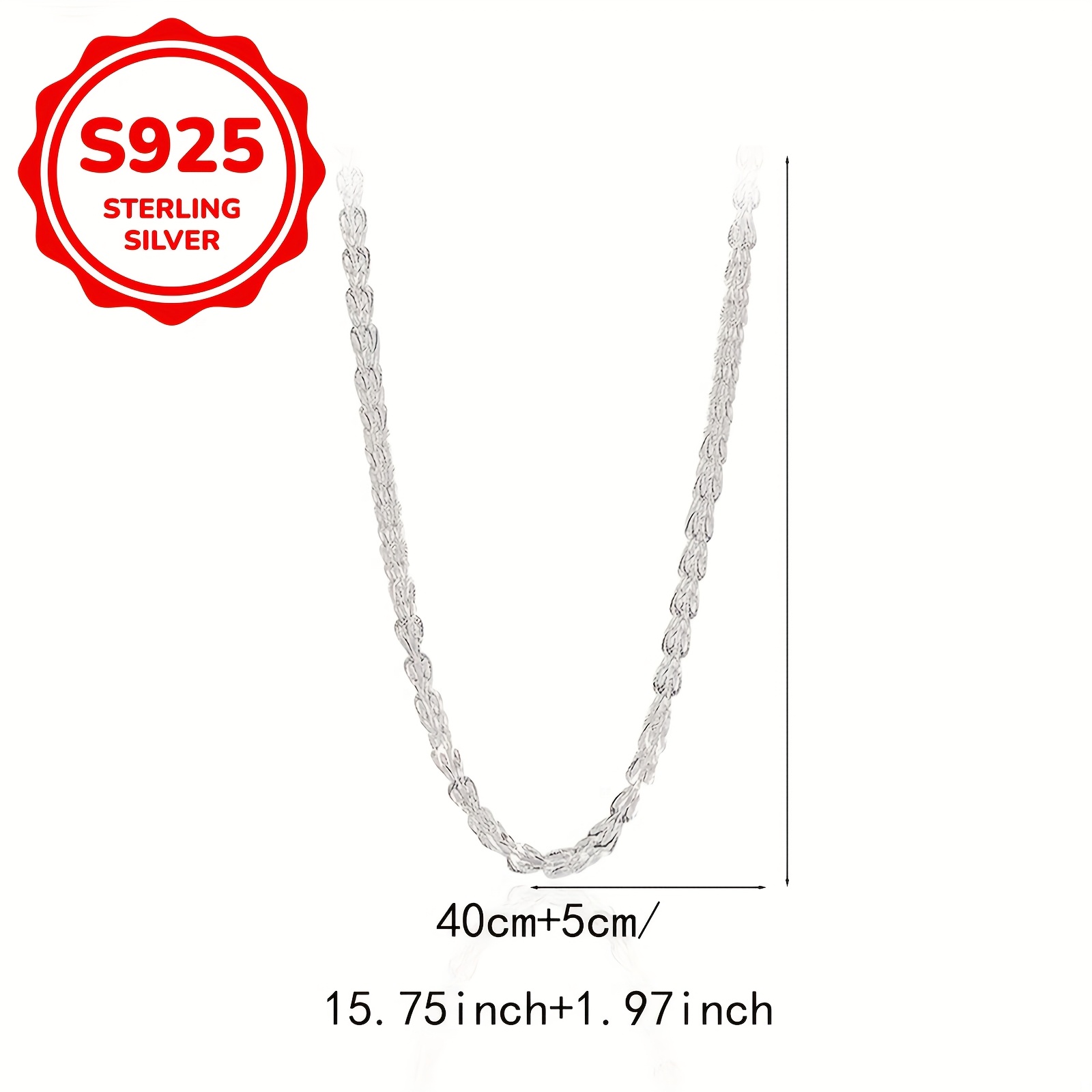Women's 925 Silver Unique Phoenix Tail Chain Necklace