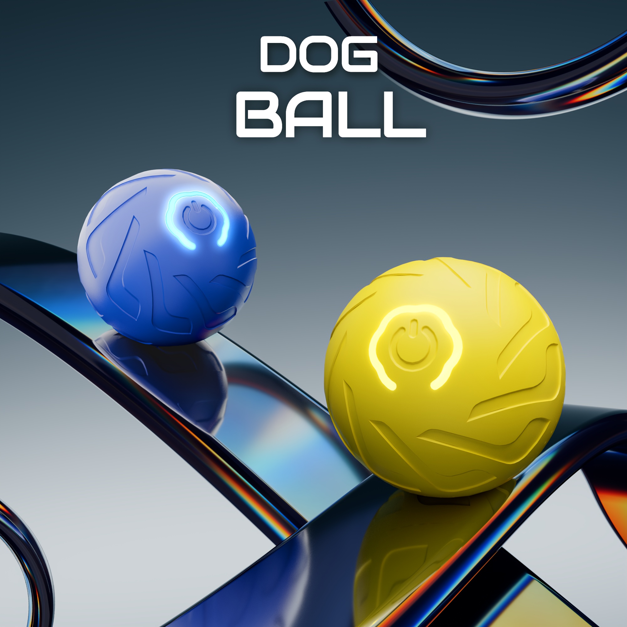 Smart Electric Ball for Dogs with Dynamic Lights