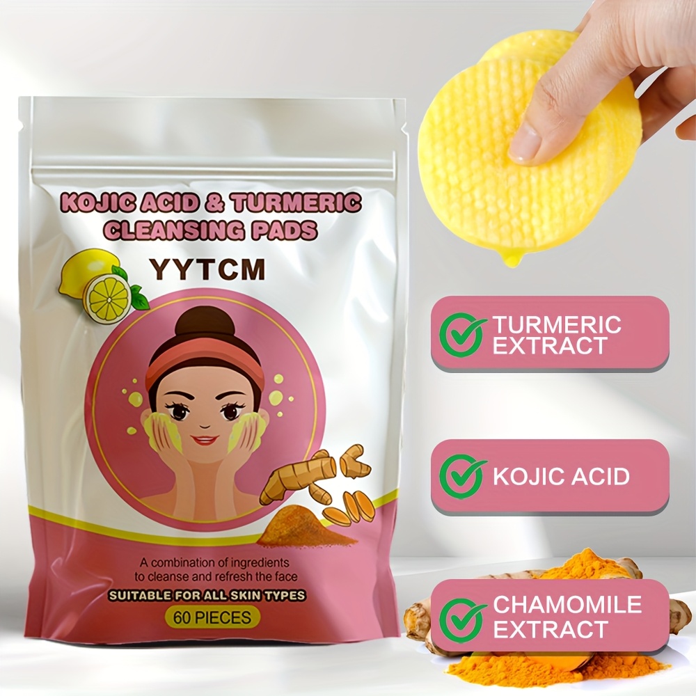 Count Kojic Acid & Turmeric Facial Cleansing Pads