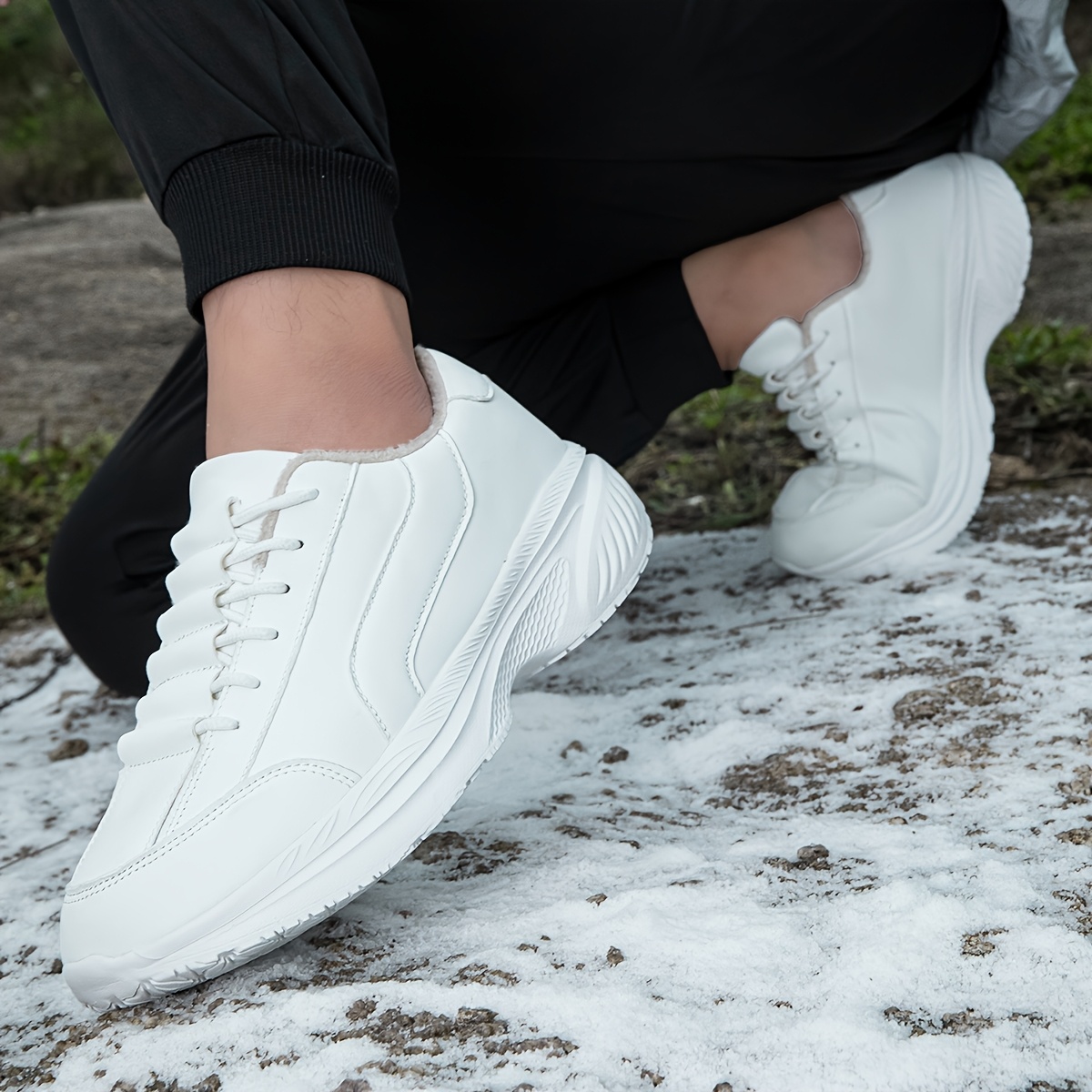 Men's Thickened Wide Toe Casual Shoes for Winter