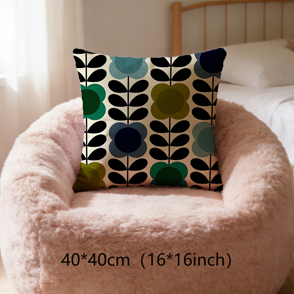 TEMU 1pc - Personalized Printed Pillow Cover Suitable For Bed, Travel, Lumbar Support, Outdoor Camping, And Decorative Throw Pillows For The Living