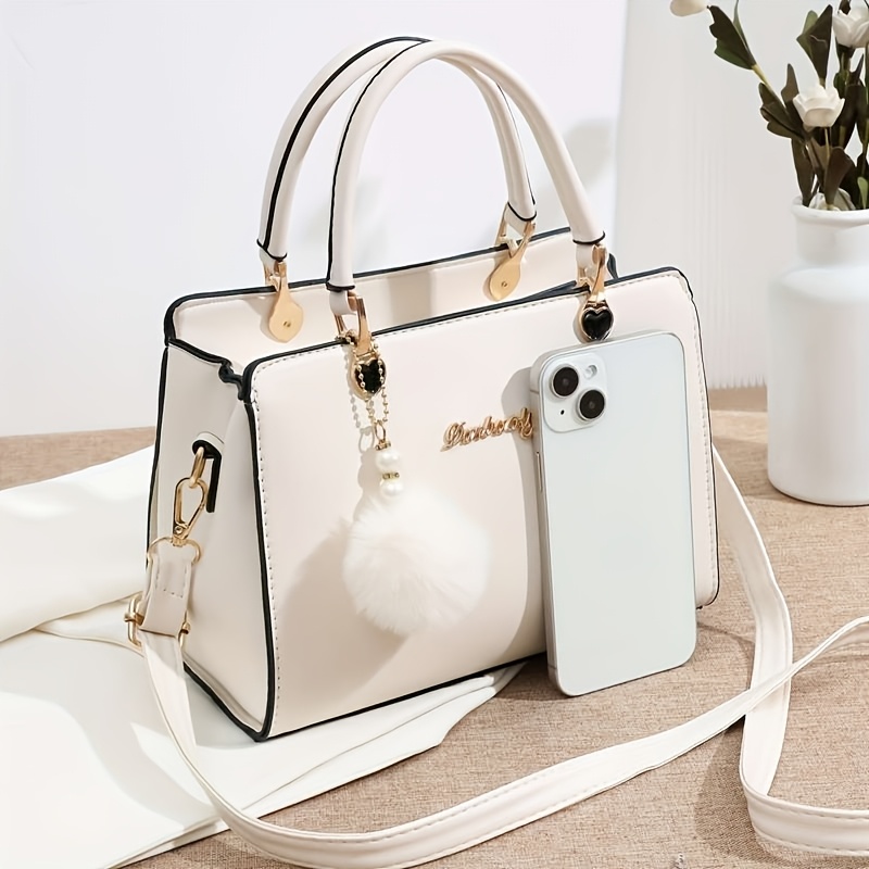 Image of Elegant Ladies' Handbag New Stylish Tote Bag Large Capacity Women' Elegant Single Shoulder Crossbody Bag