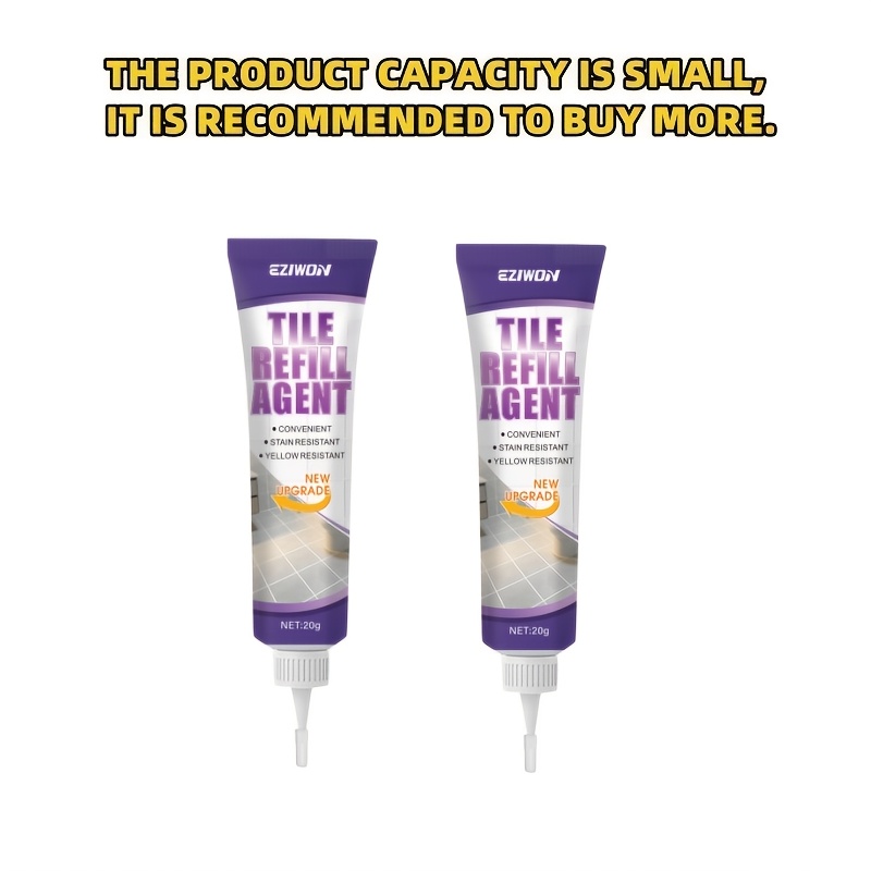 2pcs Grout Sealants, Uniform And Fine Texture, Flat And After Curing, High To Tiles With No Bump Or Step, Suitable For All Room Areas Like Entrance, , Bedroom, Etc