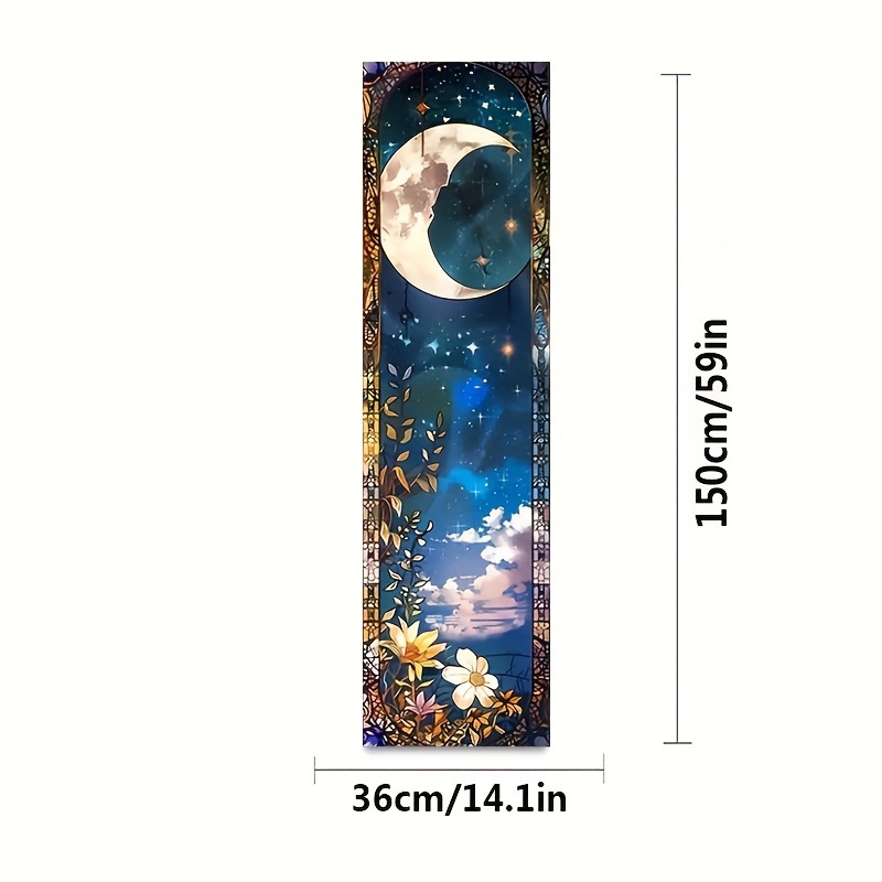 Sun And Moon Yoga Tapestry Wall Hanging For Meditation Decor_voghion.com