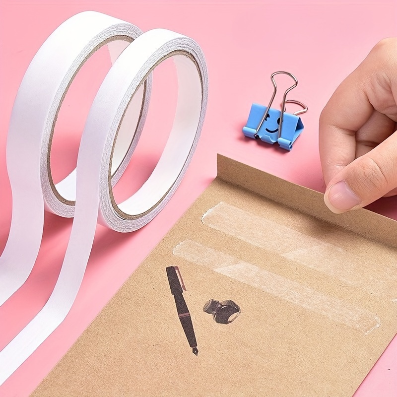 

20pcs, Double-sided Transparent Tape, Strong Adhesive For Office, School, Diy, Collage, Art, Handmade, Cards And Gifts