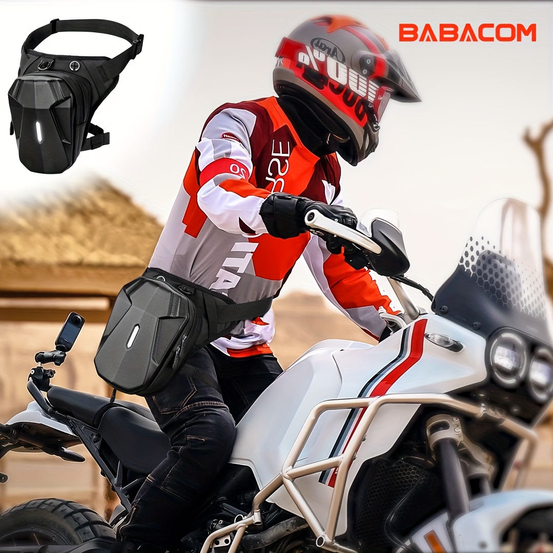 Babacom Thigh Bag, Motorcycle Leg Bag For Men Women, Drop Leg Bag With Removable Leg Straps, Multifunctional Leg Pouch For Cycling, Hiking, Camping, Fishing, Travel, Outdoor