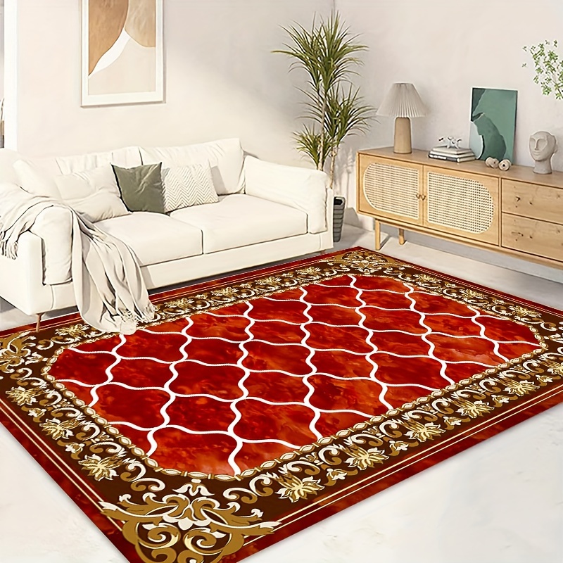 

1pc Non-slip Floor Mat, Persia Print Machine Washable Floor Mat, Household For Living Room Decor Carpet, Bedroom Décor Rug, Popular Fantastic Area Rug, Bathroom Supplies