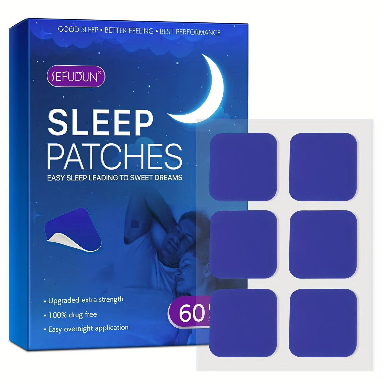 60pcs Good Night Patches