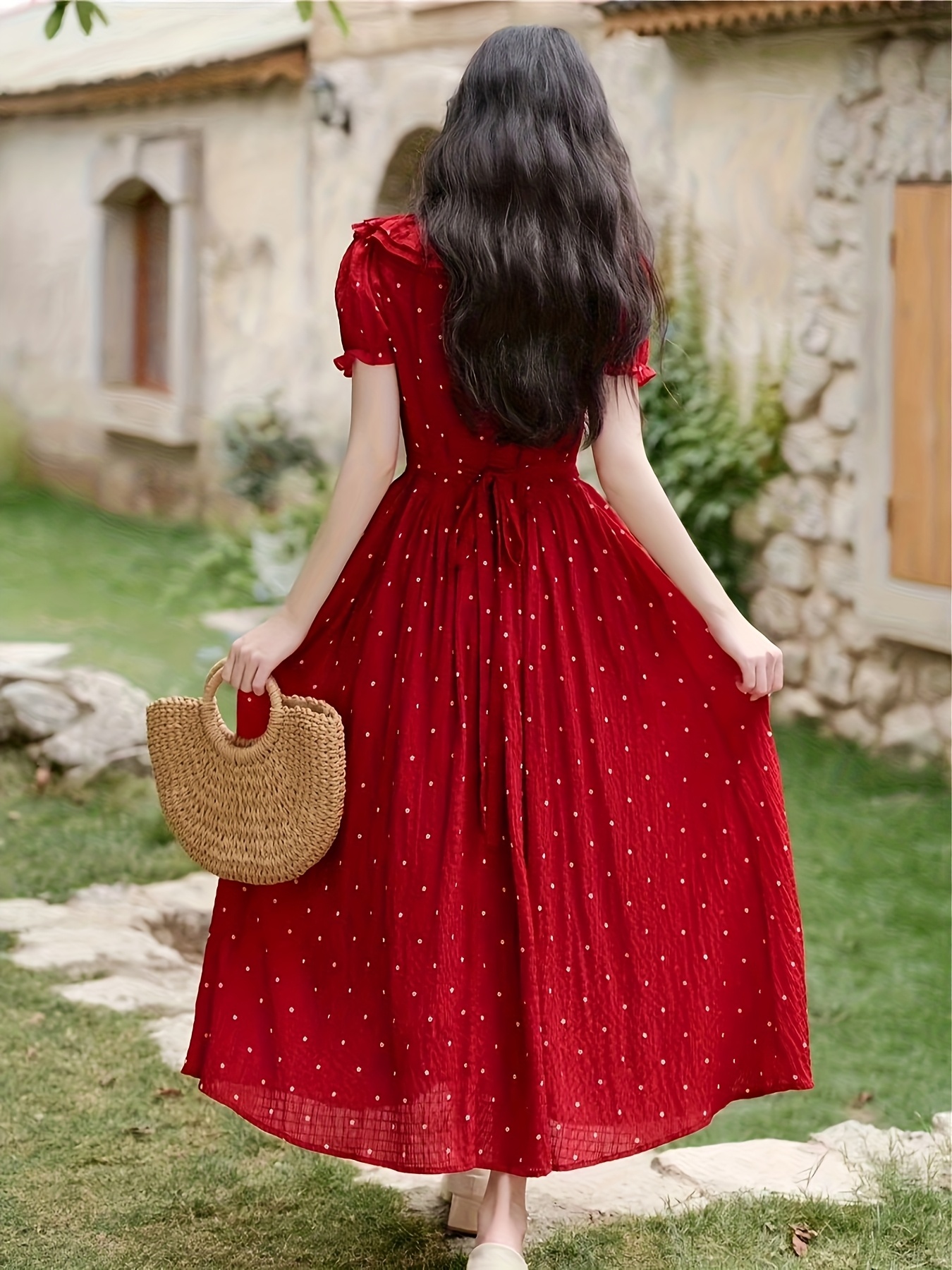midi vest dress Long contrast ONW-SU26-INFLUENCERS Size:US 0 Sage Green Cottagecore Prairie The denim fabric ensures