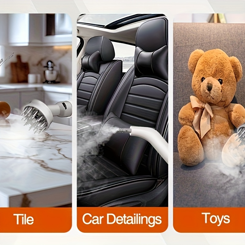 High power Fast Heating Handheld Steam Cleaner -6 Multifunctional Drama Heads, Large Capacity And Dual Safety Automatic New Electric Protection (kitchen, Sofa, Floor, Bathroom, Air Conditioning, Refrigerator, Cars) 8 High power Fast Heating Handheld Steam Cleaner -6 Multifunctional Drama Heads, Large Capacity And Dual Safety Automatic New Electric Protection (kitchen, Sofa, Floor, Bathroom, Air Conditioning, Refrigerator, Cars) - Image 8