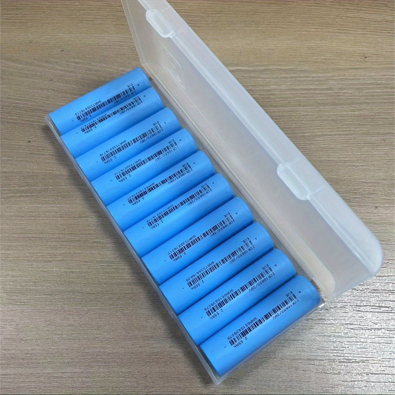 

10pcs 2550mah Rechargeable Lithium Batteries - High Power, Long- 3.7v Icr 18650 For Flashlights & Tools