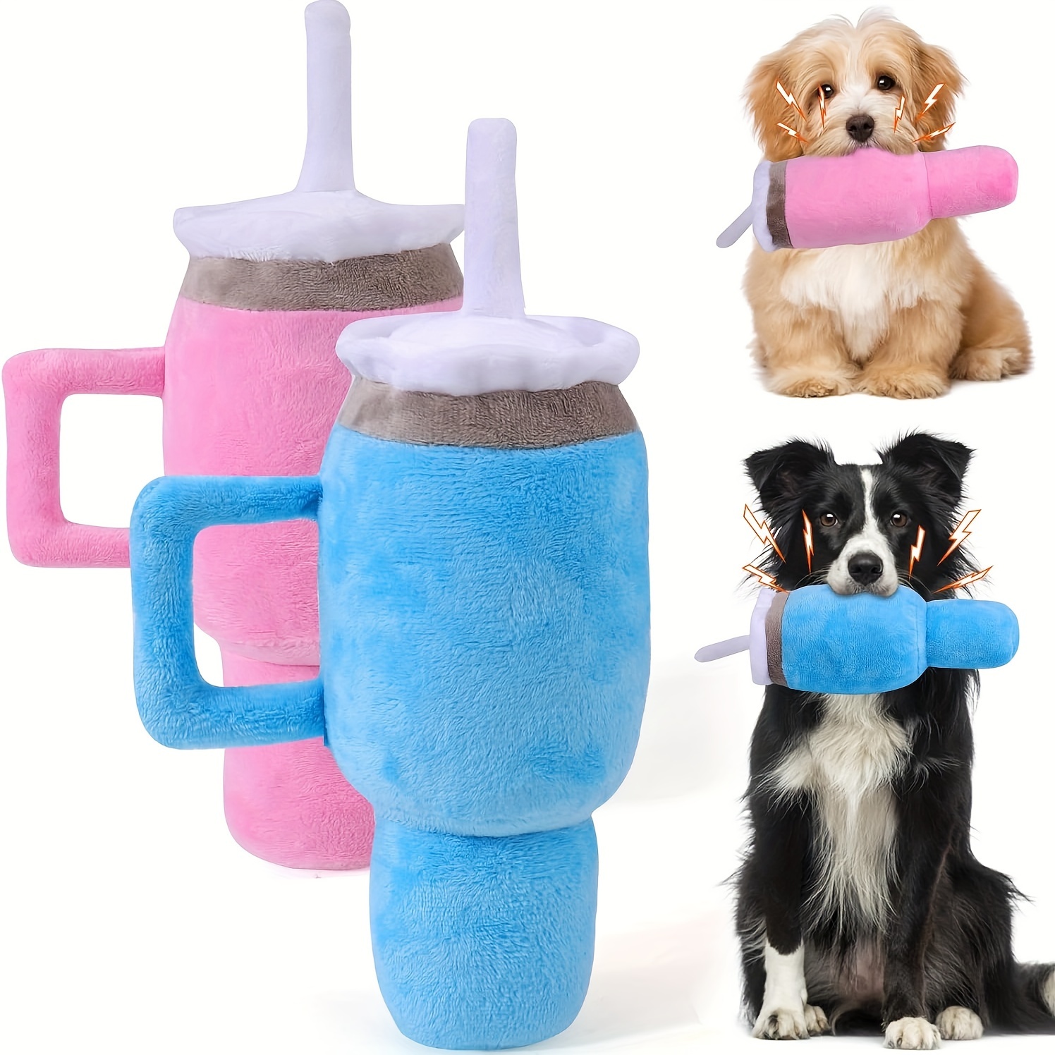 

1pc Cup Pet Grinding Squeaky Toy, Chewing Toy For Dog Interactive Supply